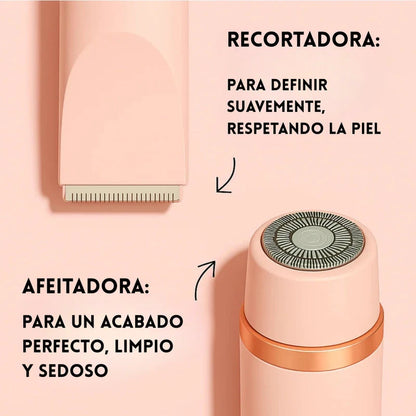Depiladora Doble cabezal 2 en 1 Portatil